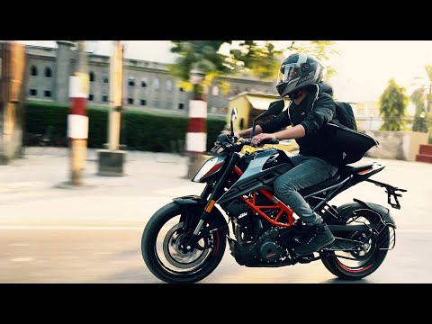 KTM Duke 250 BS6 LED  First Ride | Cinematic  #RideWithKarma #V2