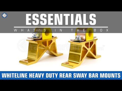 Whiteline Subaru 02-07 WRX/STI Rear Heavy Duty Sway Bar Mounts- Whats in the Box?