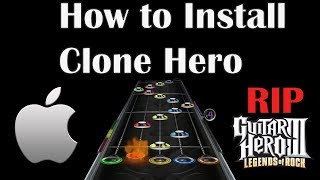 How to install Clone Hero on MAC + Add Songs 2022