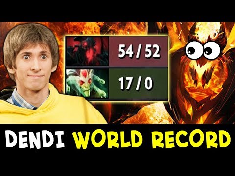Dendi WORLD RECORD denies at 10 min — mid DESTROYED NaVi vs SGE