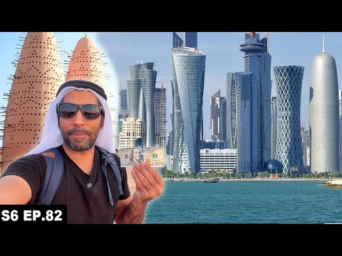 Spending $100 in Most Touristic Places of Doha Qatar S06 EP.82 | MIDDLE EAST MOTORCYCLE TOUR