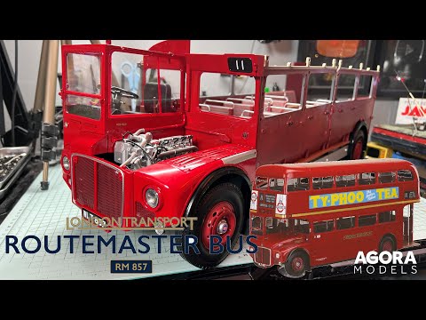 Build the London Transport Routemaster Bus RM857 1:12 Scale - Pack 5 - Stages 41-50