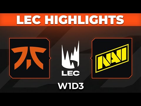 FNC vs NAVI Highlights | LEC 2026 Versus | Fnatic vs Natus Vincere by Onivia