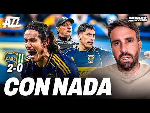 AZZARO REACCIÓN - SUFRIÓ PERO GANÓ: BOCA SUPERÓ, CON POCO, A BANFIELD 2-0 EN LA BOMBONERA