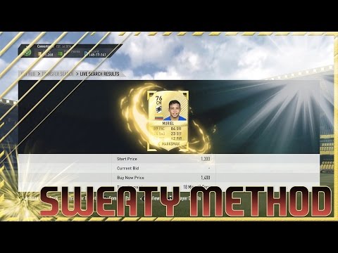 FIFA 17 - THE SWEATIEST TRADING METHOD !!! - FIFA 17 MAKE COINS WITH SWEATY PLAYERS