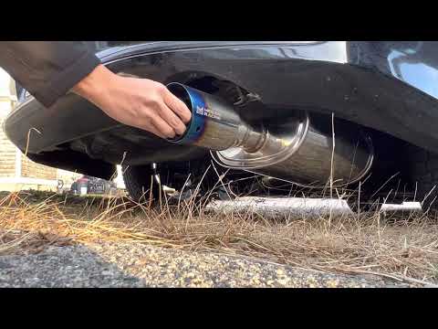 2013 Honda Accord Coupe 2.4L Megan Racing OE-RS 2.5” to 4” Cat-Back Exhaust System Silencer Rev
