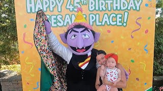 Sesame Place 45th Birthday * Valentina&#39;s 1st Visit #sesameplace #pennsylvania #summer