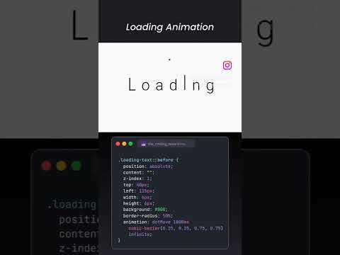 Create Smooth CSS Loading Animation | Modern HTML CSS Preloader |Web Design UI Effects 2025 #coding