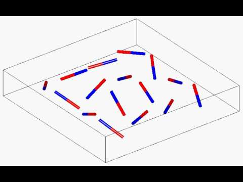 Modeling interacting magnetic dipoles using homogeneous space variational integrators