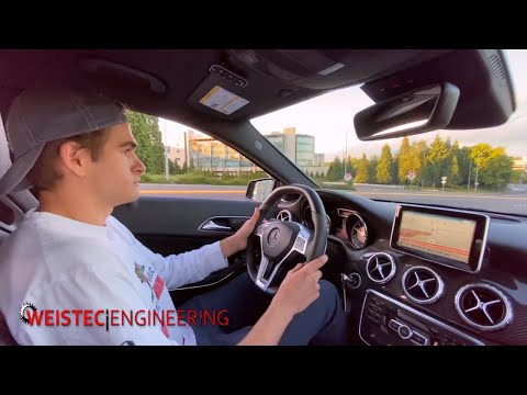 2015 Mercedes-Benz GLA 45 AMG Weistec Downpipes Acceleration