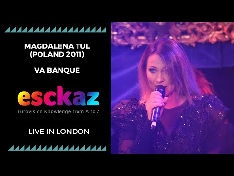 ESCKAZ in London: Magdalena Tul (Poland 2011) Va Banque (at London Eurovision Party 2019)