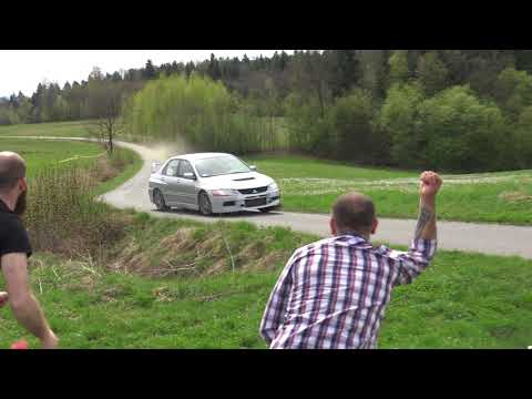 Chochołek W./ Jurasz W. - Mitsubishi Lancer EVO IX - KJS Wiosenny Super OeS  Moszczenica 15-04-2018