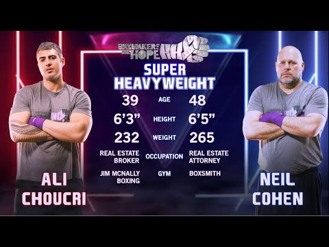 Ali Choucri vs. Neil Cohen - Rock 'N Rumble X - Haymakers for Hope