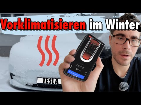 Tesla Winter Extremtest: Vorklimatisierung bei -10 Grad & Schnee!