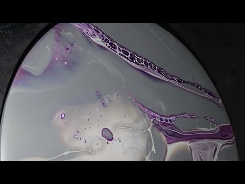 Abstract Acrylic Pouring With A Syringe #abstractfluidart