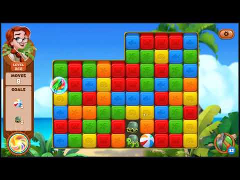 Lost Island Blast Adventure Level 868 - NO BOOSTERS 🏝️ | SKILLGAMING ✔️