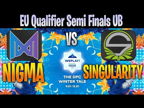DotA 2 -NIGMA vs Team Singularity | Bo3 | Semi-Finals EU Qualifier WePlay! Bukovel Minor | NO CASTER