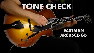 Video thumbnail for TONE CHECK: Eastman AR805CE Archtop Guitar Demo | Cream City Music by Cream City Music