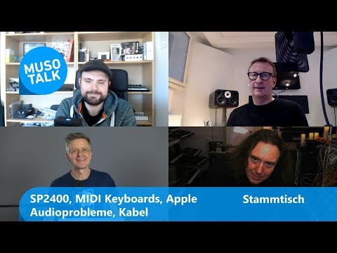 SP 2400, MIDI Keyboards, Apple Audioprobleme, Kabel - Stammtisch
