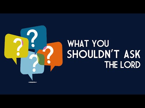 What You Shouldn't Ask the Lord - Alex Kendrick - 04/26/2020 9:30am