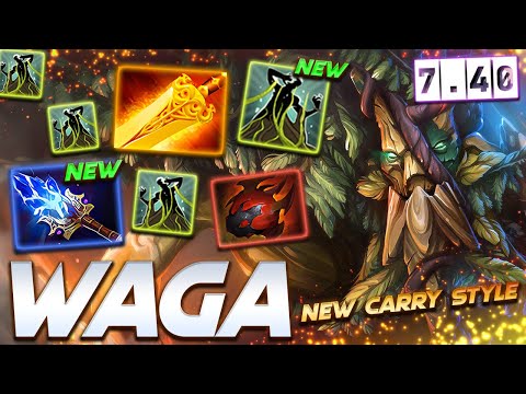 [7.40] Wagamama Treant Protector NEW CARRY STYLE - Dota 2 Pro Gameplay [Watch & Learn]