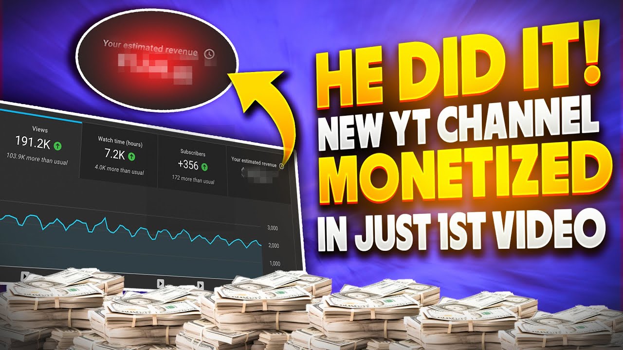 He Monetized His Faceless Youtube Automation channel in Just 1st Video ( Unbelievable Results)