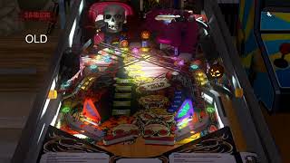 Zaccaria Pinball - Spooky Remake Old Vs New Artwork