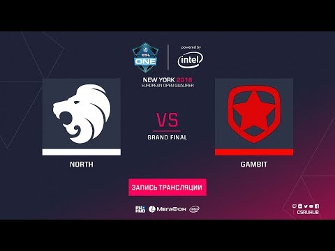 North vs Gambit - ESL One NY EU Quals - Grand final - map1 - de_dust2 [ceh9, yXo]