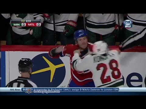 Zenon Konopka vs Brandon Prust Nov 19, 2013