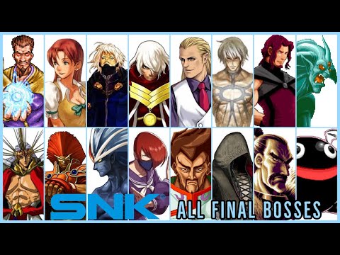 SNK FIGHTING GAMES FINAL BOSSES