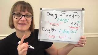 How to Pronounce Doug, Dug, Douglas and Dog