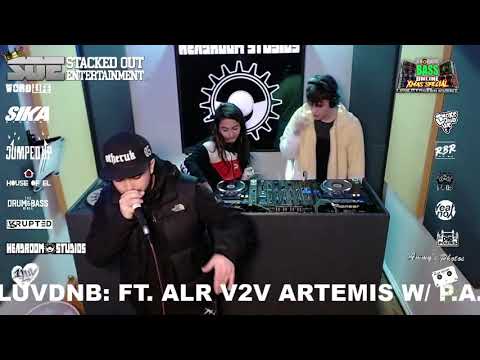 1Luv Dnb ft ALR b2b Artemis W/ P.A.B MC - Drop The Bass Xmas Special 2020 @stackedoutentertainment