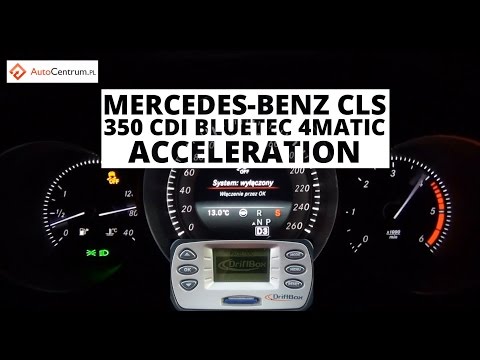 Mercedes-Benz CLS 350 CDI BlueTEC 4MATIC 251 hp - acceleration 0-100 km/h