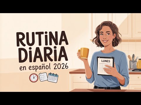 Talk About Your 2026 Daily Routine in Spanish | Learn Spanish with Podcast