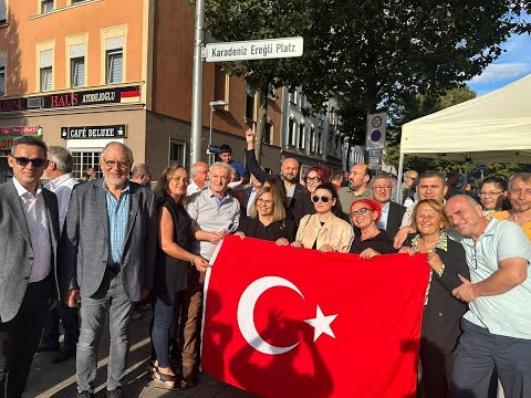 ALMANYA’DA, ‘KDZ EREĞLİ MEYDANI’ AÇILDI