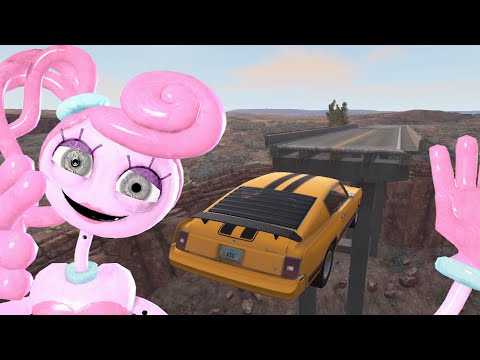 Mommy Long Legs vs Car | Poppy Playtime in BeamNG | Fatal Crash 18