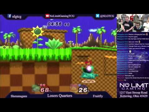 NLG | Papa (Ivysaur) Vs. Shenanagans (Pickachu) | Project M - Losers Quarters