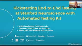 Kickstarting End-to-End Testing at Stanford Neuroscience with Automated Testing Kit
