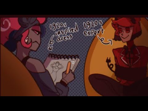 Asking For 1920s Fashion Advice | Hazbin Hotel Comic Dub