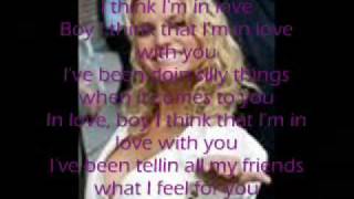 Jessica Simpson - I Think I&#39;m In Love With You (lyrics)