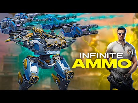 Nucleon Bagliore Has UNLIMITED Ammo... Melting Down Bots With Sam Stone Pilot | War Robots