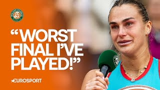 [討論] Sabalenka賽後爭議發言