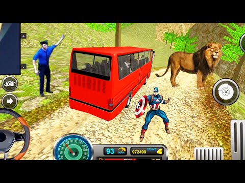 Real Uphill Offroad Bus Driving Simulation 2022 - Android Gameplay