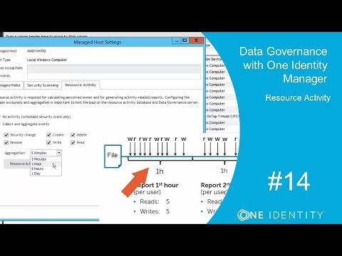 One Identity Manager | Data Governance with 1IM #14 | Resource Activity