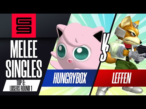 Hungrybox vs Leffen - Melee Singles Top 8 Losers Round 1 - Genesis 9 | Jigglypuff vs Fox