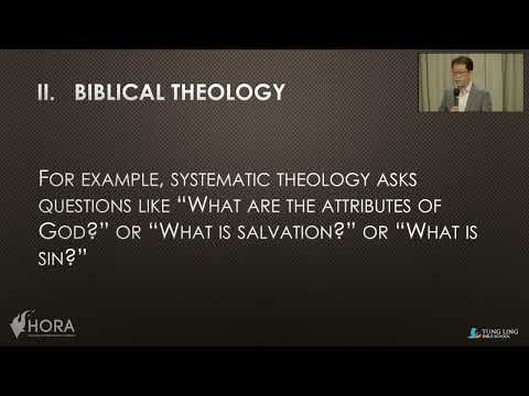 Lecture 1: Introduction to Biblical Theology
