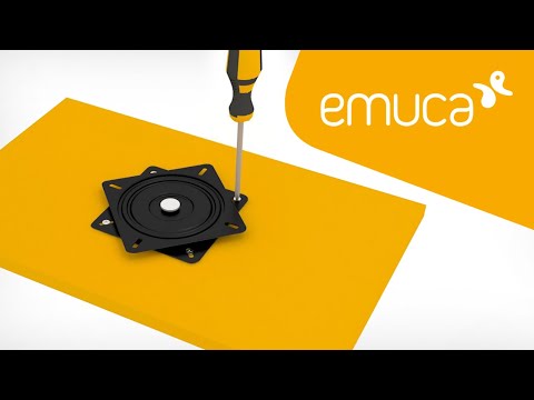 How to assemble a TV revolving stand in furniture - Emuca