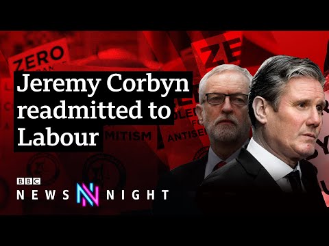 傑里米-科爾賓重返工黨會不會破壞基爾-斯塔默的上司地位？- BBC新聞之夜 (Will Jeremy Corbyn’s return to the Labour Party undermine Keir Starmer’s leadership? - BBC Newsnight)