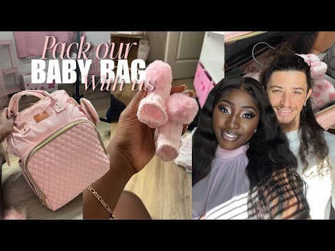 PACK OUR BABY BAG WITH US || BABYGIRL IS ON HER WAY ….
