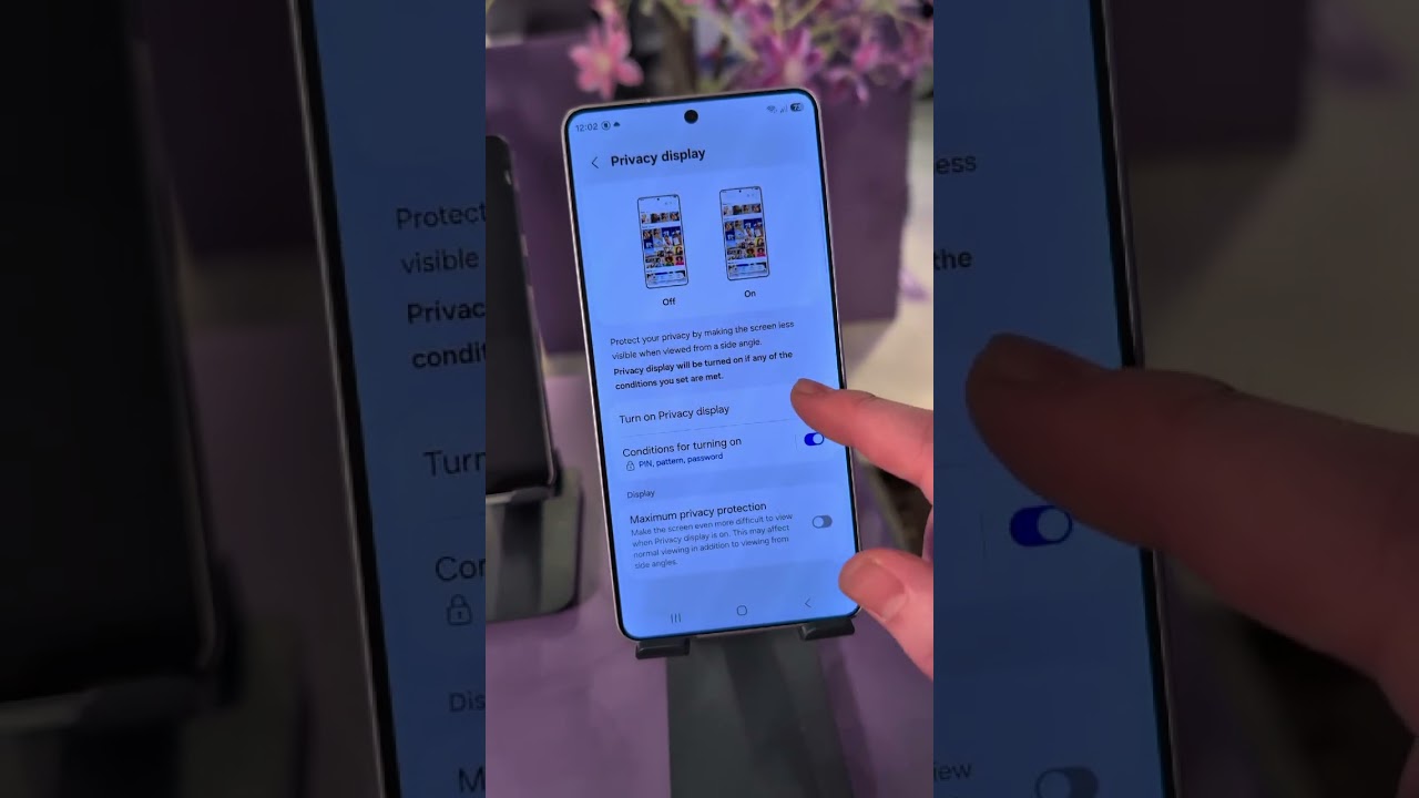 Demo Samsung Galaxy S26 Ultra Privacy Display - YouTube